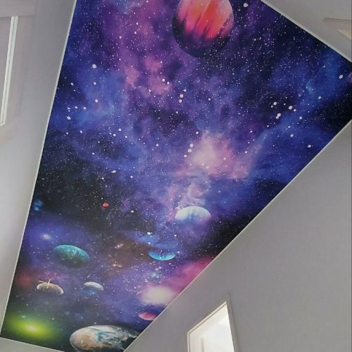 Įtempiamos lubos su nuotraukų spausdinimu